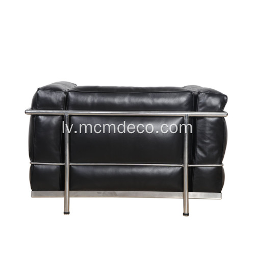 LC3 Grand Modele ādas dīvāns